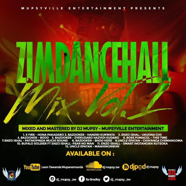 Dj Mupsy - Zimdancehall mix (Thursday 21 March 2019)