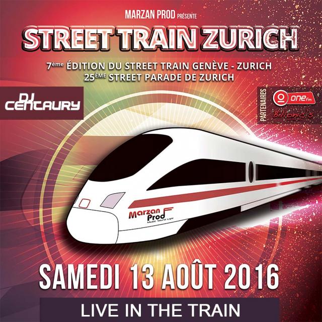 Jean Lostebien - Mix-Tape #008 - DJ Centaury - Street Train Zurich 2016 Live episode artwork