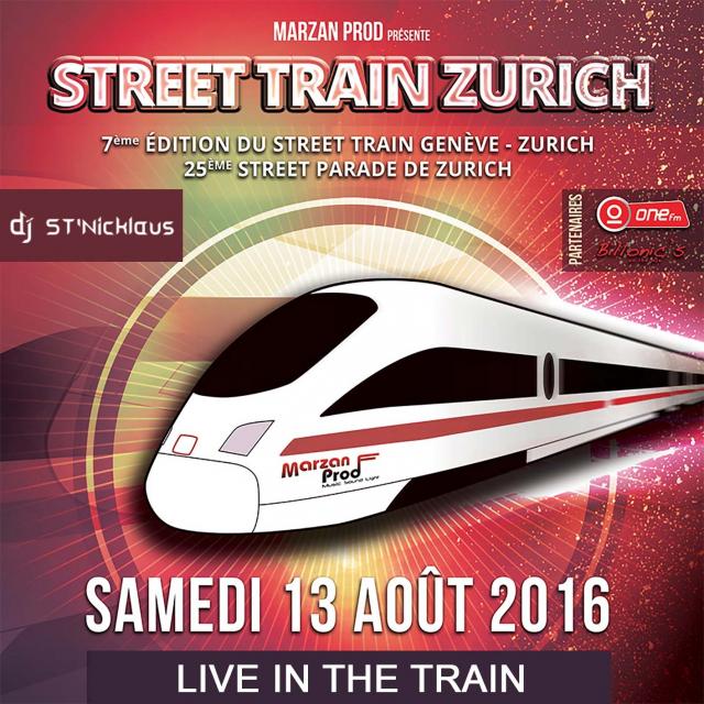Jean Lostebien - Mix-Tape #008 - DJ ST'Nicklaus - Street Train Zurich 2016 Live episode artwork