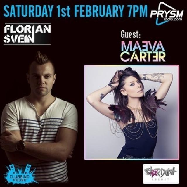 ClubbingHouse RadioShow #057 - Maeva Carter & Florian Svein - Samedi 1er Fevrier