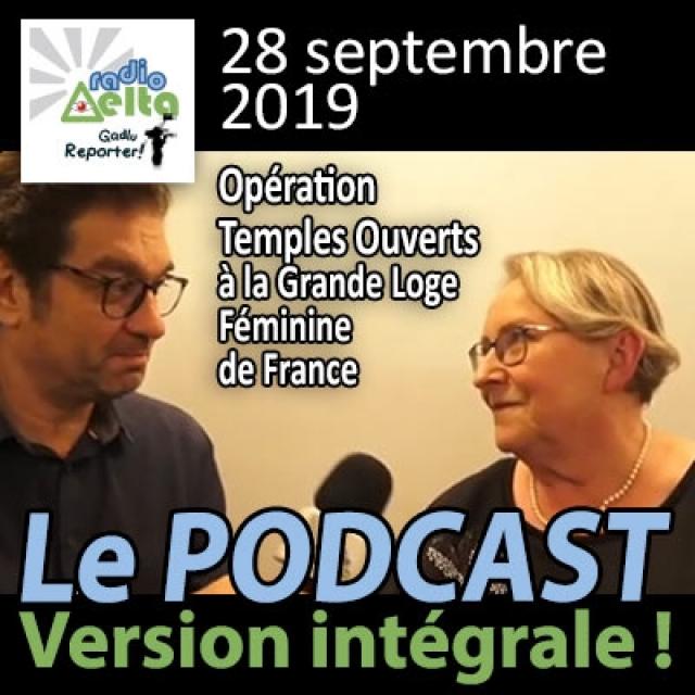 Gadlu Reporter n°17 vers. longue - 28 sept 2019 - Temples ouverts à la GLFF - Version intégrale episode artwork