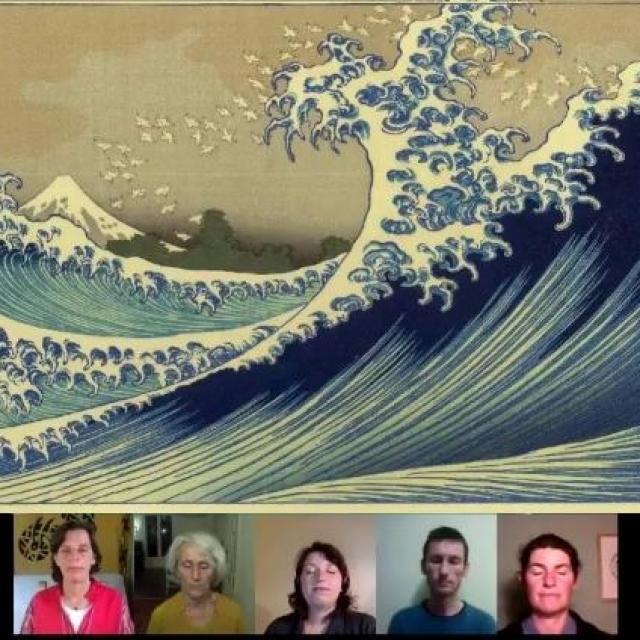 Podcast de Sylvie Ptitsa Les petites gouttes d'eau font la grande Vague de Paix.