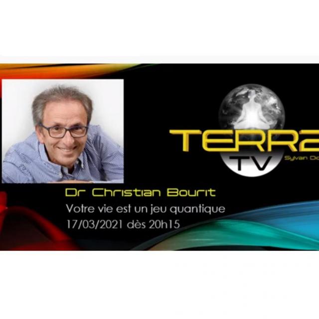 Sylvain Didelot présente le Dr Christian Bourit Votre vie est un jeu quantique.