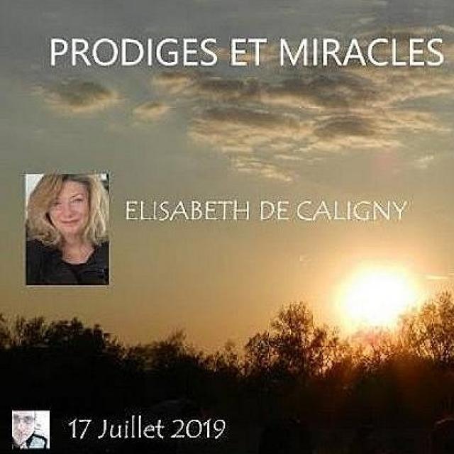 Sylvain Didelot Soirée Miracles et Prodiges avec Elisabeth de Caligny.