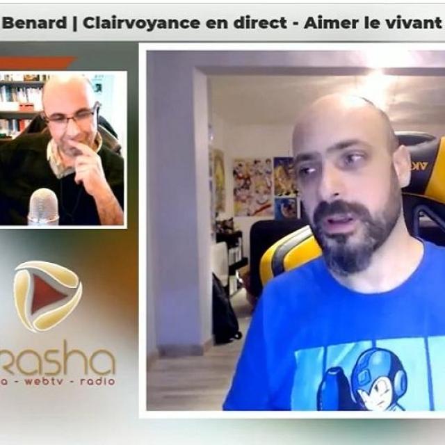 Eric Benard Clairvoyance en direct, aimer le vivant.