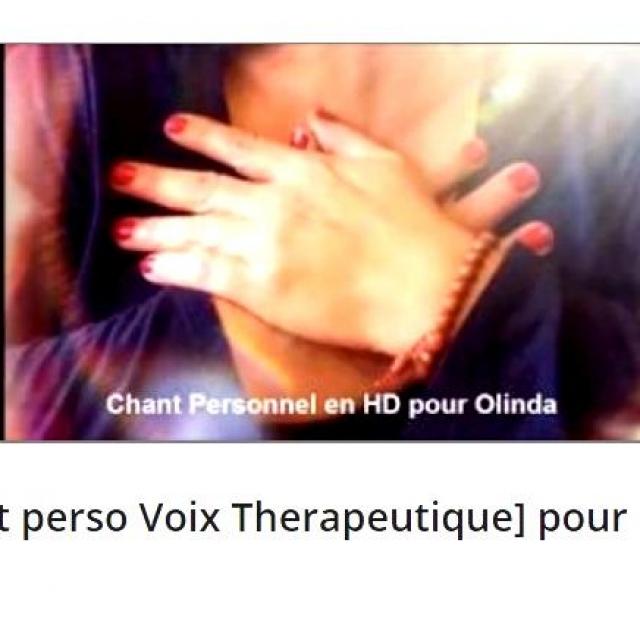 Michele Landais Chant perso Voix Therapeutique pour Olinda.
