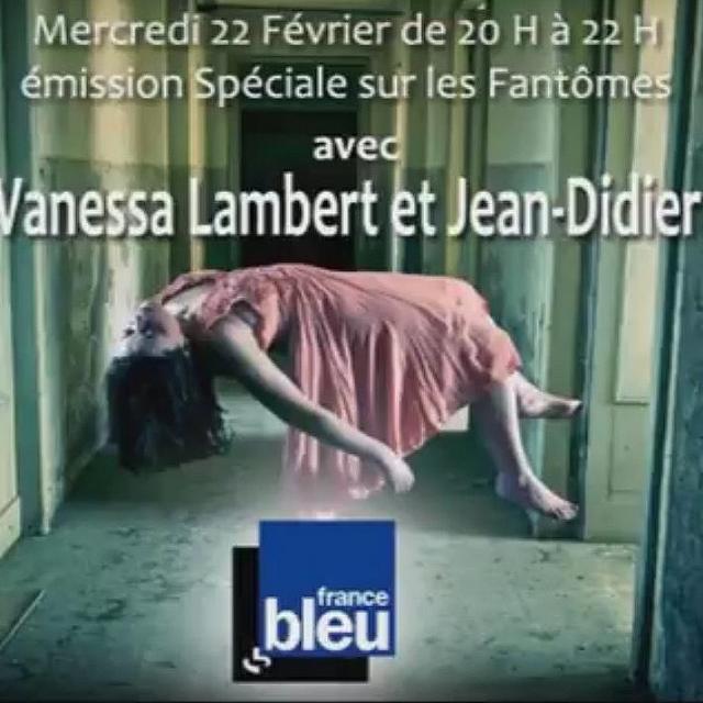 Podcast Jean Didier sur France Bleu pour parler des fantômes.