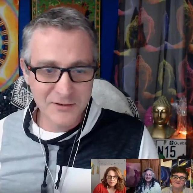 Sylvain Didelot Les Artistes Intuitifs (Marianne, Josée, Fabienne).