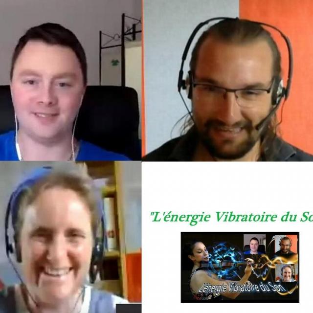 Podcast Sylvie Ptitsa L'énergie Vibratoire du Son, avec Jérôme RodAnge et Rémy Guyon