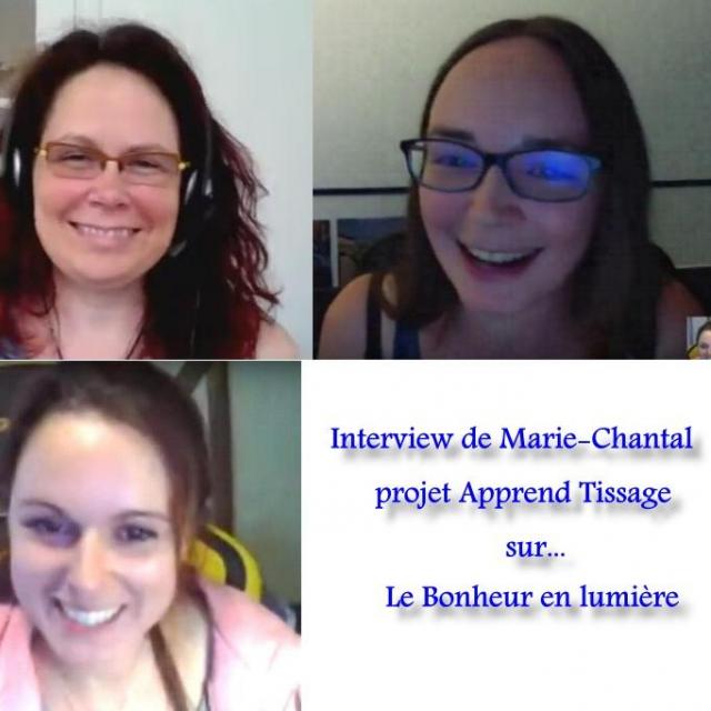 Podcast d'Emeline Interview de Marie-Chantal projet Apprend Tissage.