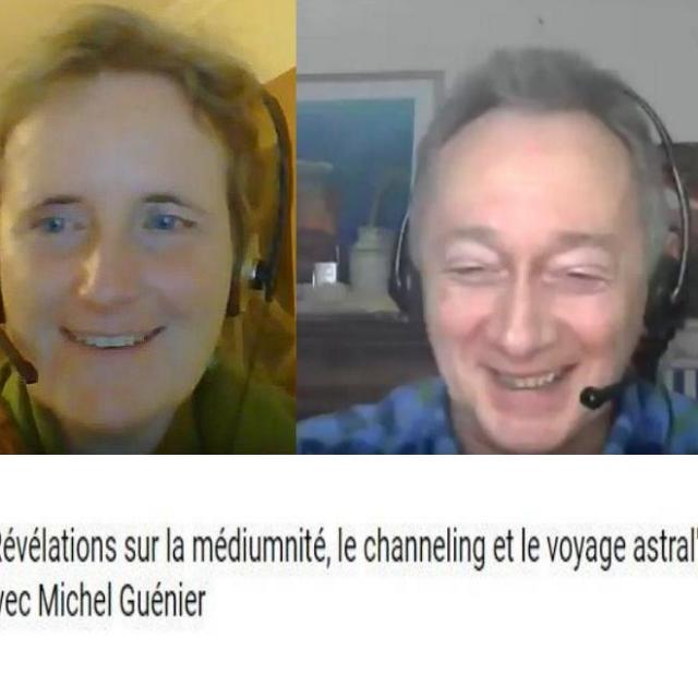 Podcast de Sylvie Ptitsa Révélations sur la médiumnité, le channeling et le voyage astral, avec Michel Guénier