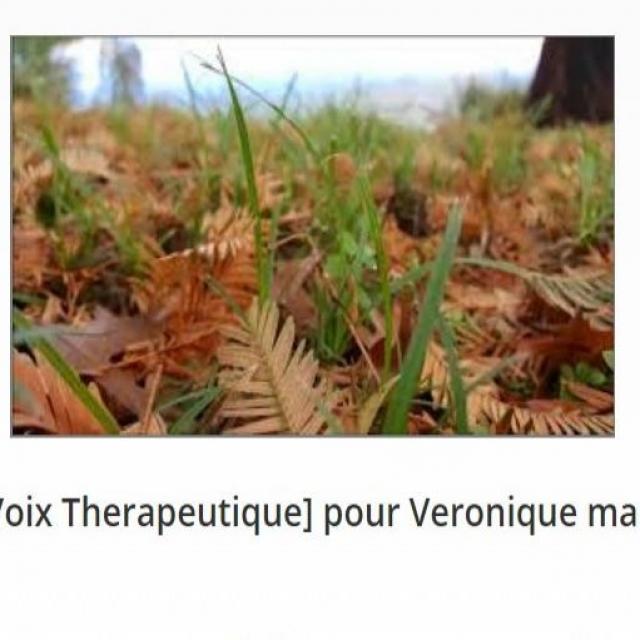Michele Landais Chant perso Voix Therapeutique pour ma belle mère Véronique.